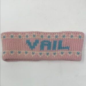 vintage vail ski snow boarding Marceau sports wool knit vail head band